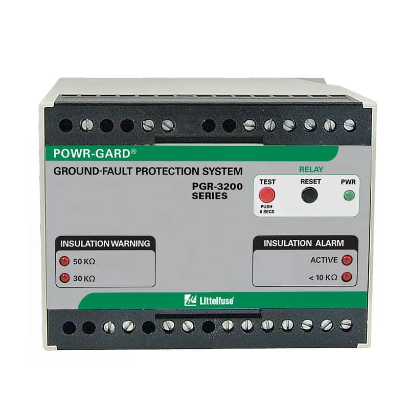 PGR-3200 is a ground-fault and insulation monitor with a supply voltage ac of 240.