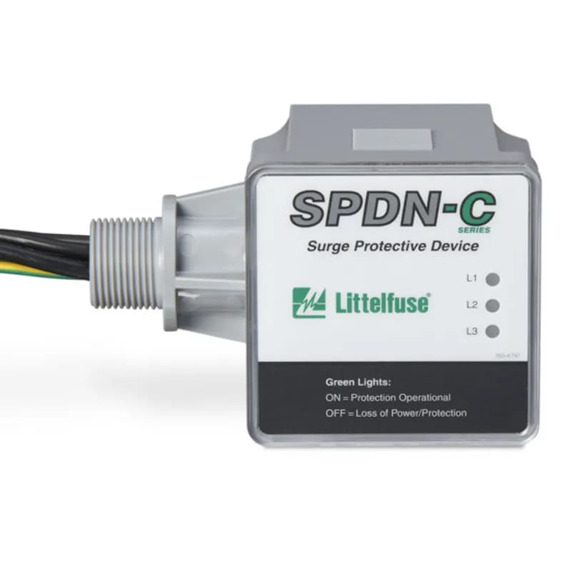 Surge protection devices (SPDs) provide equipment protection from transient overvoltage events lasting micro-seconds. By limiting the overvoltage to the equipment during these events, costly damage and downtime can be mitigated. The surge protection devices for the 1+0 configuration are available for 60 V to 600 V nominal voltage sub-distribution board applications.