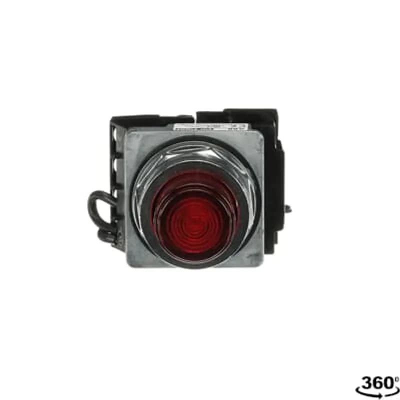 Pilot Lights (Requires oversize enclosure). Pilot light kits come with interchangeable red and green lenses. Pilot lights may require auxiliary contacts.