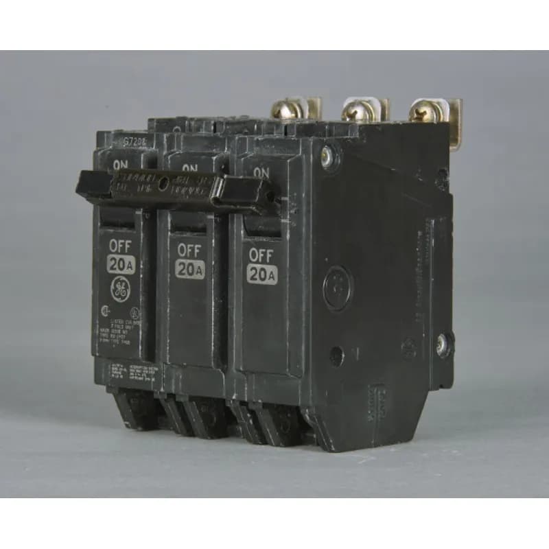 Q line circuit breakers are one-inch wide per pole, compact, thermal-magnetic devices designed for residential and commercial applications. The QB breakers are bolt-on versions of the Q Line used for bolting to the bus connections of load centers and lighting panels. All Q Line circuit breakers feature Quick-make / Quick-break mechanisms, common trip bars, and easy to spot trip indication to ensure safety and reliability. Q Line breakers are available in 1, 2, and 3 pole versions, can be ordered with auxiliary contact and shunt trip accessories, and can be ordered for use in HID applications. 2030 Amps 30 A