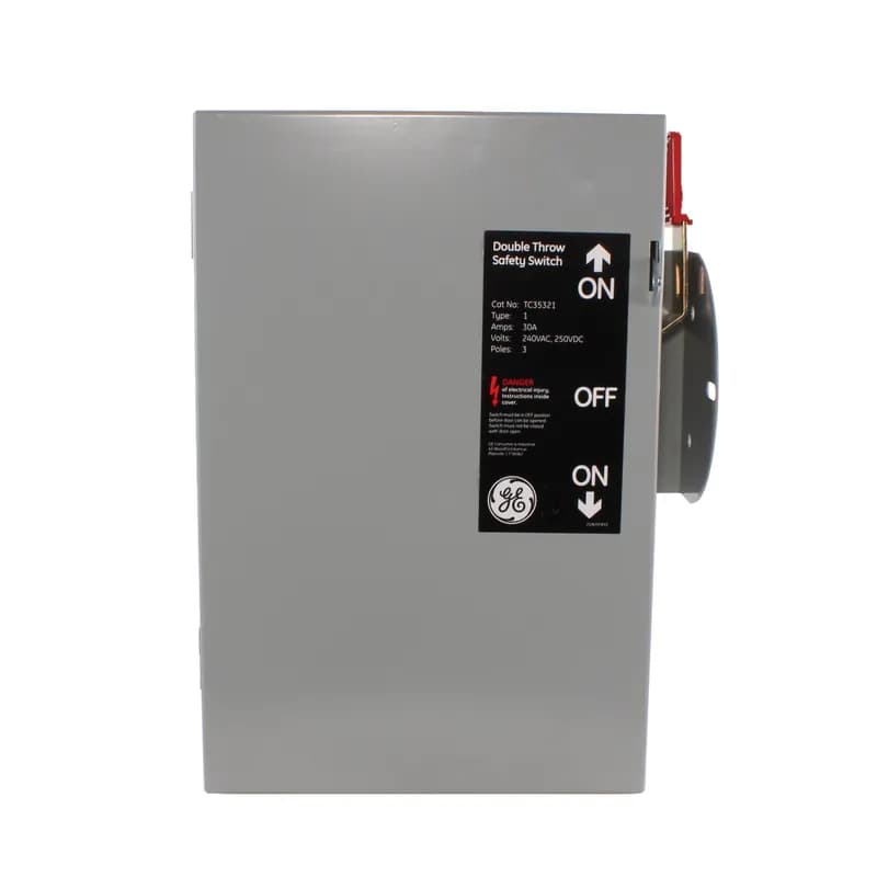 No matter the application, we’ve got you covered with a rugged, reliable and easy-to-install Spec-Setter safety switch. 30A 3P DBL THR N1 240V NONFUSE