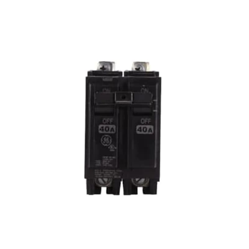Q line circuit breakers are one-inch wide per pole, compact, thermal-magnetic devices designed for residential and commercial applications. The QB breakers are bolt-on versions of the Q Line used for bolting to the bus connections of load centers and lighting panels. All Q Line circuit breakers feature Quick-make / Quick-break mechanisms, common trip bars, and easy to spot trip indication to ensure safety and reliability. Q Line breakers are available in 1, 2, and 3 pole versions, can be ordered with auxiliary contact and shunt trip accessories, and can be ordered for use in HID applications. 2140 Amps 40 A