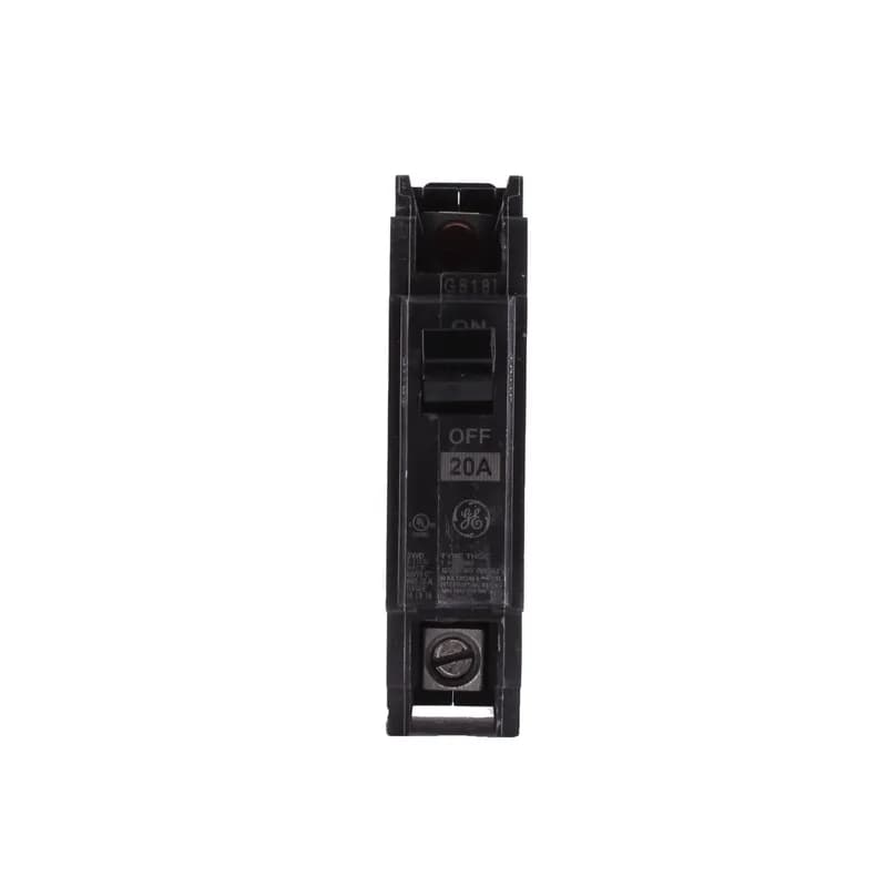 Q line circuit breakers are one-inch wide per pole, compact, thermal-magnetic devices designed for residential and commercial applications. The QC breakers are lug-lug versions of the Q Line and are available for 35mm DIN rail mounting. All Q Line circuit breakers feature Quick-make / Quick-break mechanisms, common trip bars, and easy to spot trip indication to ensure safety and reliability. Q Line breakers are available in 1, 2, and 3 pole versions and can be ordered with auxiliary contact and shunt trip accessories. 20WL Amps 20 A