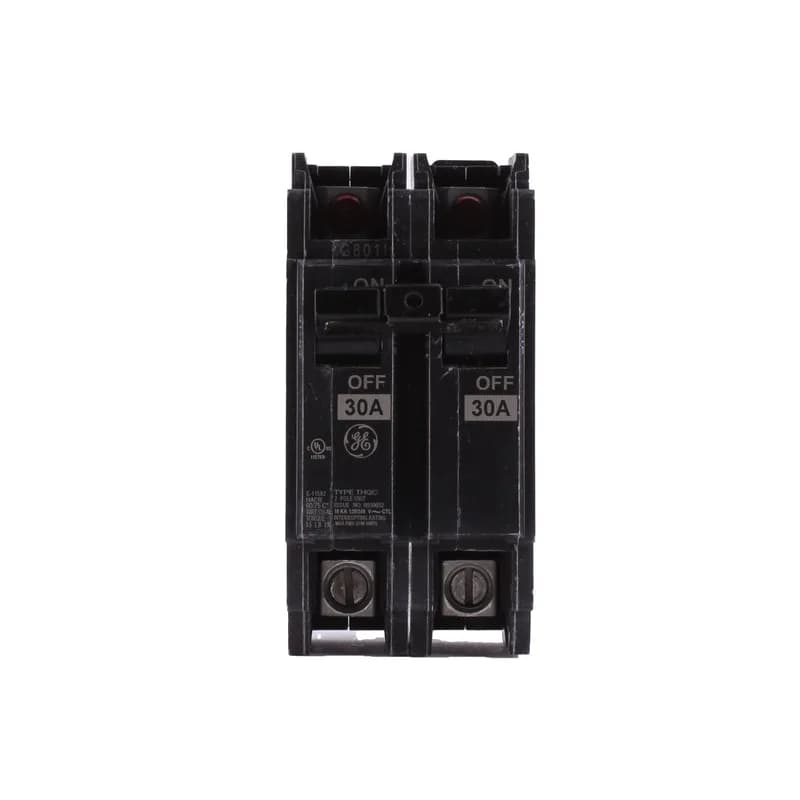 Q line circuit breakers are one-inch wide per pole, compact, thermal-magnetic devices designed for residential and commercial applications. The QC breakers are lug-lug versions of the Q Line and are available for 35mm DIN rail mounting. All Q Line circuit breakers feature Quick-make / Quick-break mechanisms, common trip bars, and easy to spot trip indication to ensure safety and reliability. Q Line breakers are available in 1, 2, and 3 pole versions and can be ordered with auxiliary contact and shunt trip accessories. 30WL Amps 30 A