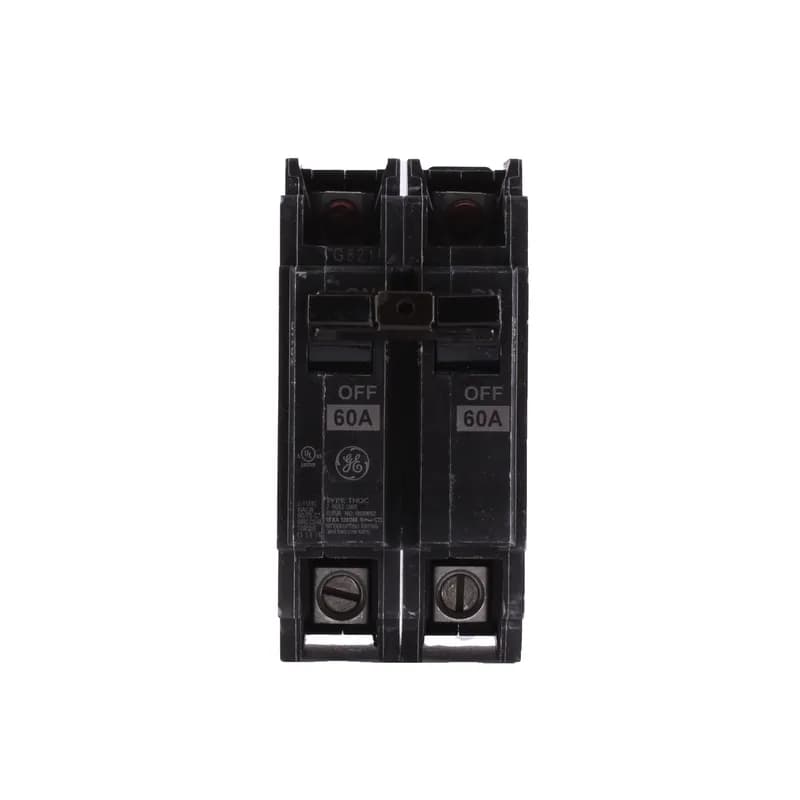 Q line circuit breakers are one-inch wide per pole, compact, thermal-magnetic devices designed for residential and commercial applications. The QC breakers are lug-lug versions of the Q Line and are available for 35mm DIN rail mounting. All Q Line circuit breakers feature Quick-make / Quick-break mechanisms, common trip bars, and easy to spot trip indication to ensure safety and reliability. Q Line breakers are available in 1, 2, and 3 pole versions and can be ordered with auxiliary contact and shunt trip accessories. 60WL Amps 60 A
