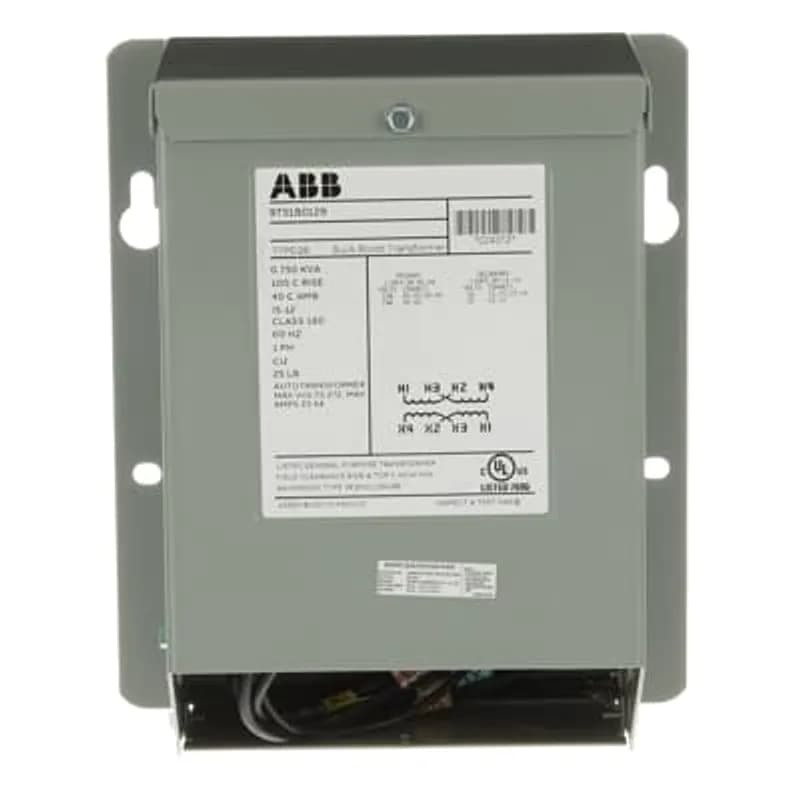 ABB's Buck-boost transformers are small, single phase, dry type distribution transformers designed and shipped as insulating/isolating transformers. They have a dual voltage primary and a dual voltage secondary. These transformers can be connected for a wide range of voltage combinations. The most common use is to buck (lower) or boost (raise) the supply voltage a small amount, usually 5 to 27%. Buck boost transformers comply with NEC Article 210-9, Exception 1, when field connected as an autotransformer.