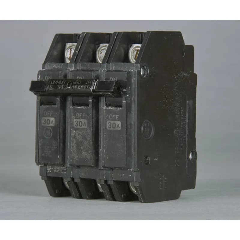 Q line circuit breakers are one-inch wide per pole, compact, thermal-magnetic devices designed for residential and commercial applications. The QC breakers are lug-lug versions of the Q Line and are available for 35mm DIN rail mounting. All Q Line circuit breakers feature Quick-make / Quick-break mechanisms, common trip bars, and easy to spot trip indication to ensure safety and reliability. Q Line breakers are available in 1, 2, and 3 pole versions and can be ordered with auxiliary contact and shunt trip accessories. 50WL Amps 50 A