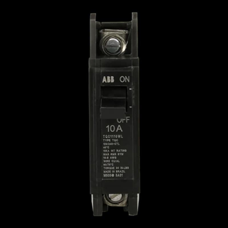 Molded Case Circuit Breaker, Q-Line, Cable-in Cable-out (Lug-Lug), 240V Class, TQC, THQC, THHQC 120/240 VAC. Solid or stranded for 14-10 AWG.
