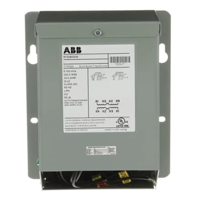 ABB's Buck-boost transformers are small, single phase, dry type distribution transformers designed and shipped as insulating/isolating transformers. They have a dual voltage primary and a dual voltage secondary. These transformers can be connected for a wide range of voltage combinations. The most common use is to buck (lower) or boost (raise) the supply voltage a small amount, usually 5 to 27%. Buck boost transformers comply with NEC Article 210-9, Exception 1, when field connected as an autotransformer.