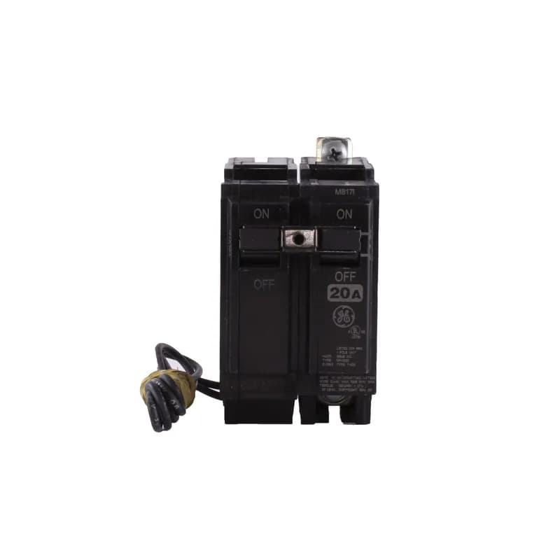 Q line circuit breakers are one-inch wide per pole, compact, thermal-magnetic devices designed for residential and commercial applications. The QB breakers are bolt-on versions of the Q Line used for bolting to the bus connections of load centers and lighting panels. All Q Line circuit breakers feature Quick-make / Quick-break mechanisms, common trip bars, and easy to spot trip indication to ensure safety and reliability. Q Line breakers are available in 1, 2, and 3 pole versions, can be ordered with auxiliary contact and shunt trip accessories, and can be ordered for use in HID applications. 0ST1 Amps 20 A