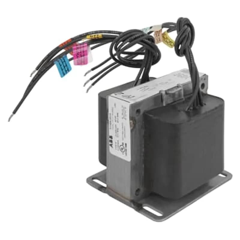 ABB's General purpose encapsulated open core, and coil transformer (also known as Type IP Control Power transformers) are ideally suited for industrial and light-duty loads, HVAC applications, signal and alarm systems, industrial control panels, lighting, and circuit isolation. The optional fuse block adapter kits enable input and output flexibility. Type IP Control Power transformers are an economical alternative to high in-rush/machine tool transformers.