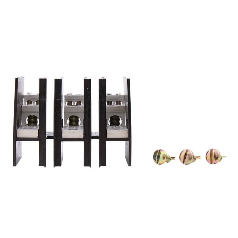 Molded Case Circuit Breaker, External Accessories, Neutral Grounds and Sensors, Power Distribution Lugs. 3-Lug Power Distribution Lug Kit.