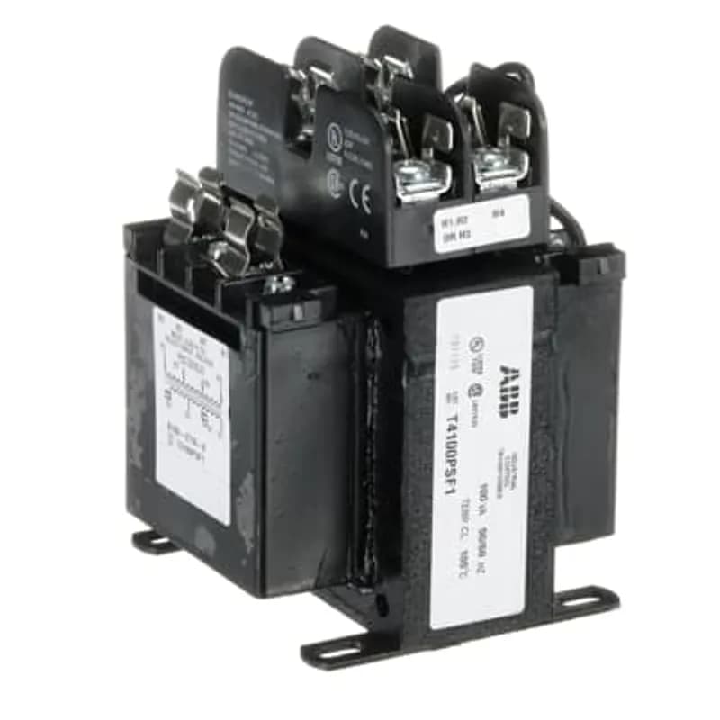 ABB's Machine tool core and coil transformers are isolation transformers designed to provide a high degree of secondary voltage stability (regulation) during a brief period of overload condition (also referred to as “inrush current”). They are ideal for applications where power regulation and space optimization are critical. Machine tool core and coil transformers feature welded cores to deliver outstanding performance, long life, and quiet operation.