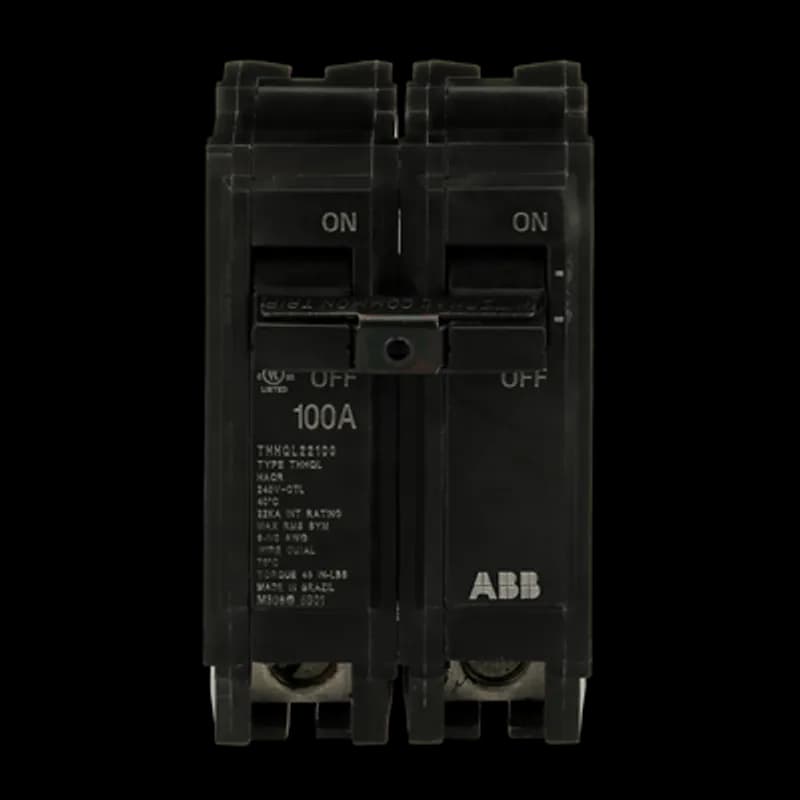 Q line circuit breakers are one-inch wide per pole, compact, thermal-magnetic devices designed for residential and commercial applications. The QL breakers are plug-in versions of the Q Line used for connection to load centers and lighting panels. All Q Line circuit breakers feature Quick-make / Quick-break mechanisms, common trip bars, and easy to spot trip indication to ensure safety and reliability. Q Line breakers are available in 1, 2, and 3 pole versions, can be ordered with auxiliary contact and shunt trip accessories, and can be ordered for use in HID applications. 2100 Amps 100 A