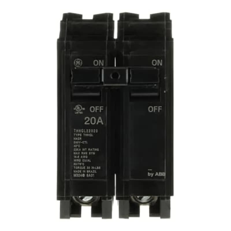 Q line circuit breakers are one-inch wide per pole, compact, thermal-magnetic devices designed for residential and commercial applications. The QL breakers are plug-in versions of the Q Line used for connection to load centers and lighting panels. All Q Line circuit breakers feature Quick-make / Quick-break mechanisms, common trip bars, and easy to spot trip indication to ensure safety and reliability. Q Line breakers are available in 1, 2, and 3 pole versions, can be ordered with auxiliary contact and shunt trip accessories, and can be ordered for use in HID applications. 2020 Amps 20 A