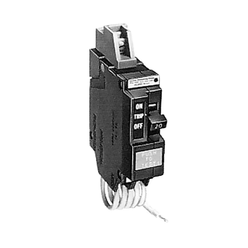 Q line circuit breakers are one-inch wide per pole, compact, thermal-magnetic devices designed for residential and commercial applications. The QC breakers are lug-lug versions of the Q Line and are available for 35mm DIN rail mounting. All Q Line circuit breakers feature Quick-make / Quick-break mechanisms, common trip bars, and easy to spot trip indication to ensure safety and reliability. Q Line breakers are available in 1, 2, and 3 pole versions and can be ordered with auxiliary contact and shunt trip accessories. 1100 Amps 100 A