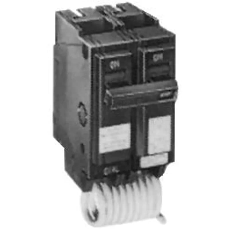 A Molded Case Switch Breaker Is used to protect the circuit from being overwhelmed with large amounts of current. This could result in the breaker short circuiting or overloading. The THQL21WY25 breaker features 2 poles, an ampere rating of 25 A, an interrupting rating of 10kAIC, and a voltage rating of 240 V.