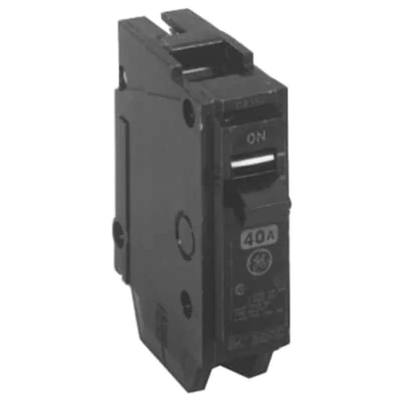 High Magentic Circuit breakers are designed and programmed to have a higher magnetic trip point than a standard breaker. This can be used in applications where high levels of magnetism may be an issue such as large scale lighting projects. The THQL1140HM breaker features high magnetic trip settings, 1 pole, an ampere rating of 40 A, an interrupting rating of 10kAIC, and a voltage rating of 120/240V.