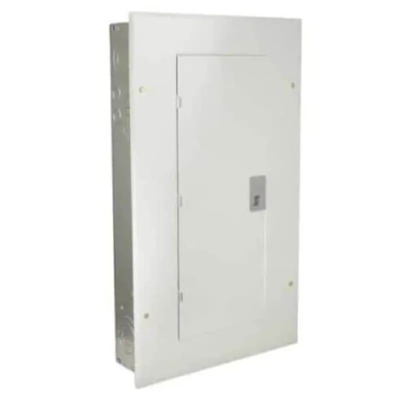 Main lug load centers can be used as a home's main panel or sub panel depending upon your preferences. All ABB load centers are rated up to 60 degree/75 degree centrigrade and is suitable for use with service entrance equipment when installed in accordance with electrical code. The TL30422C features space for 30, 1" breakers, 3 phases, a 225 A bus ampere rating, and a combination/flush enclosure.