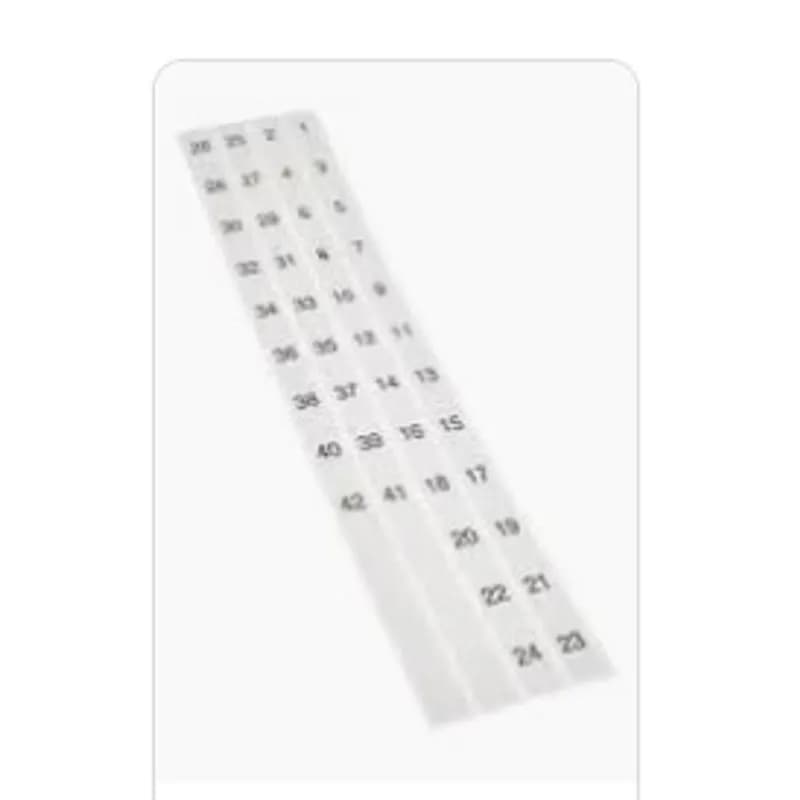 Panelboards Parts.Field Installed Kits/Replacement Parts.Circuit Numbering Strips - 1-48.