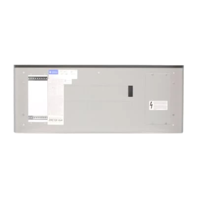 ReliaGear Pro-Stock panelboards offer a symmetrical design for top or bottom feed with main breaker or main lugs. With a reversible interior, there is no need to specify top or bottom feed. Modular kits are available from inventory for immediate availability to your customers in over 1,500 panel designs. Main bus ratings of 250 A and 400 A main breaker; 225 A, 400 A and 600A main lug available.