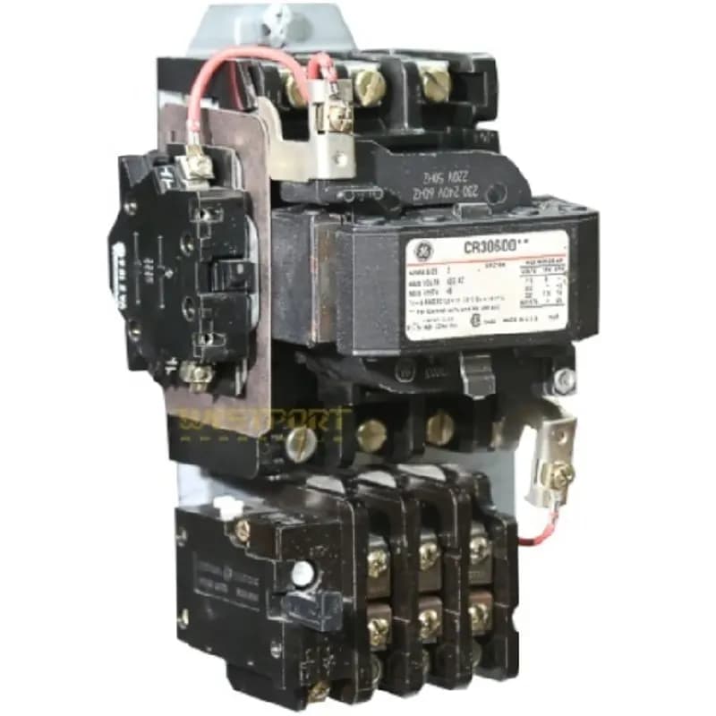 NEMA Rated Full Voltage Magnetic Starters. Three-Phase Magnetic Starters. Nonreversing. Non-combination. Open. NEMA Size 3 with Thermal Overload Relay. 600 Volts Maximum 50/60 Hertz. Continuous Amperage rating 90.