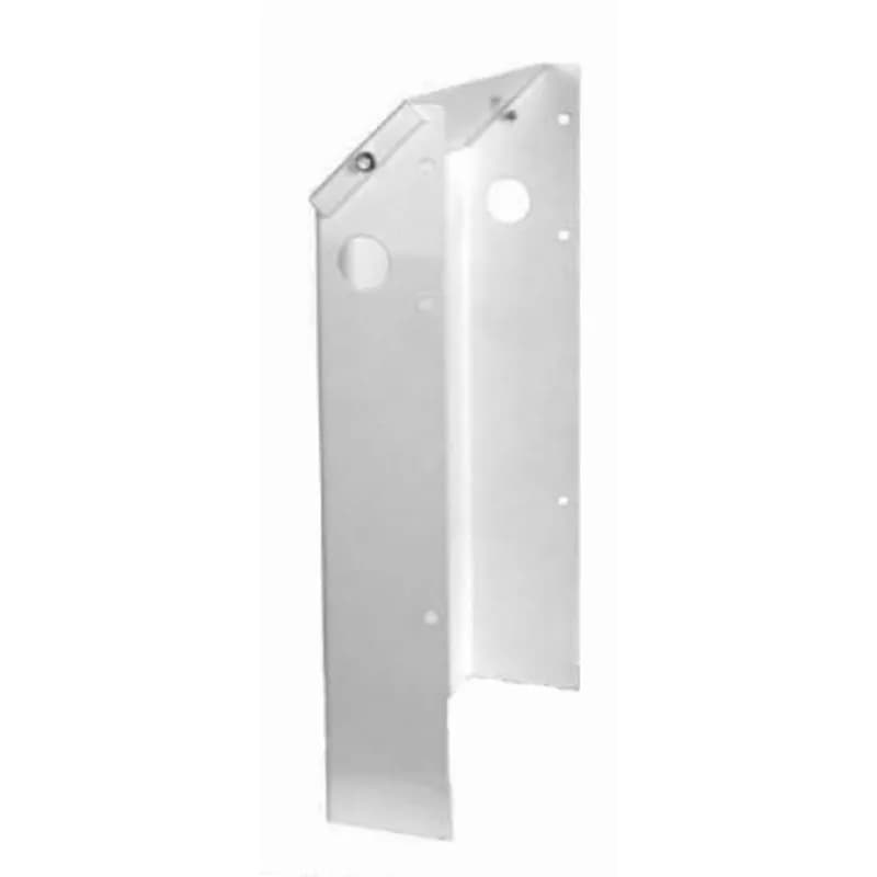ABB - Electrification GEUH90G - 9" galvanized water shroud provides attractive cover for incoming water lines, field installs to earth burial or pad mount post
