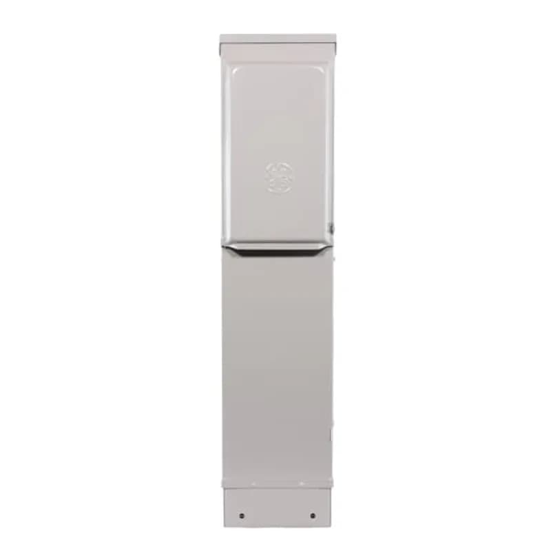 ABB - Electrification GE1LU532PS - General Electrics metallic RV units are manufactured using 16-gauge, galvanized zinc-coated steel and NEMA 3R construction, which resists corrosion and fading and provides lasting service in outdoor applications. Units are available in surface mount and earth burial or pad mount posts, metered or un-metered, offering a wide range of receptacle configurations to fit your needs. 32PS4143