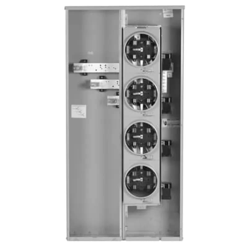 MiniModIII , 2 - 200 Amp, 1 Phase/3 Wire, Ringless sockets, 400 Amp Bus Rating, Indoor/Outdoor Construction (NEMA 1/3R)For Florida Market.