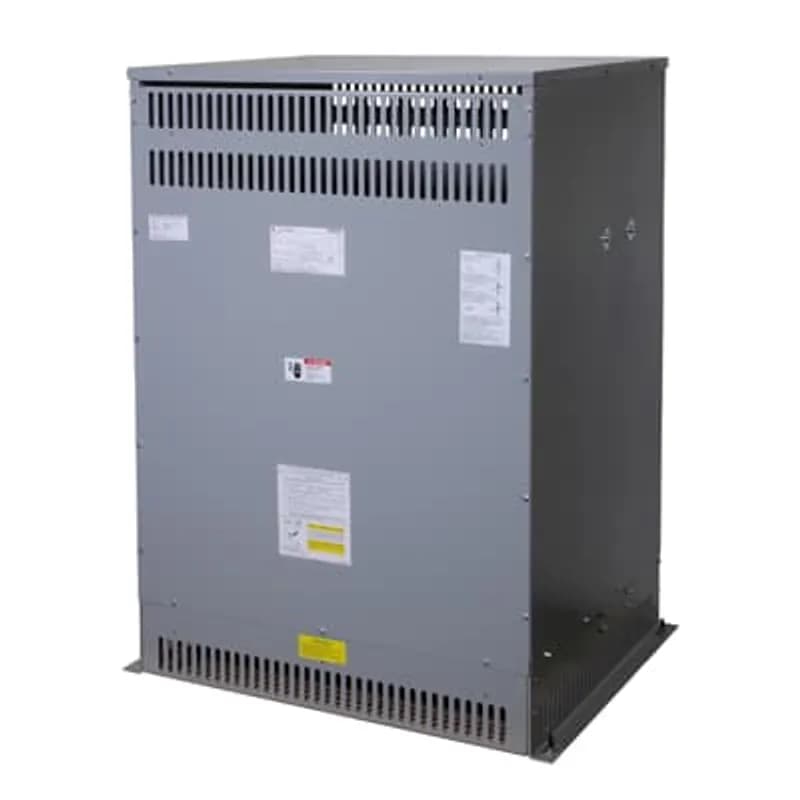 ABB Low-Voltage General Purpose Dry-Type transformers are built to last more than 20 years and are UL Listed. Our Type QL & QF transformers meet DOE 2016 efficiency standards and are UL Energy Verified as energy efficient. They are available with aluminum or copper windings and in all three temperature rise ratings. Quiet Performance-Core and coil assemblies are mounted on rubber isolation pads to reduce noise. Single-piece front/back is easily removable for installation and service. Qualified to the seismic requirements of IEEE-693-2005 and IBC-2021 and CBC 2022.
