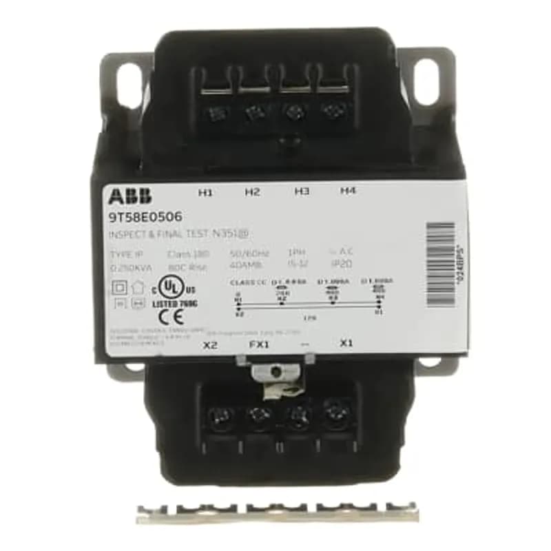 General purpose encapsulated open core and coil transformer (also known as Type IP Control Power transformers) are ideally suited for industrial and light-duty loads, HVAC applications, signal and alarm systems, industrial control panels, lighting, and circuit isolation. The optional fuse block adapter kits enable input and output flexibility. Type IP Control Power transformers are an economical alternative to high in-rush/machine tool transformers.