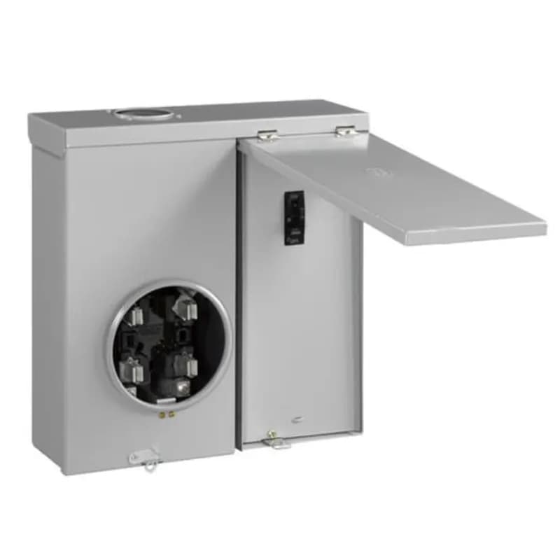 ABB - Electrification TM20RMCFMG - PowerMark Gold Meter Socket Load Centers are an ideal option for residential applications. Additonally, PowerMark Gold Meter Socket Load Centers provide increased reliability and maximum circuit layout flexibility. All our PowerMark Gold Meter Socket Load Centers are built with high-quality materials for extended durability. Furthermore, their perfected design allows for an easy and fast installation. The TM20RMCFMG is a ringless meter main and features a 400 A main ampere rating and an outdoor suitable, surface enclosure.