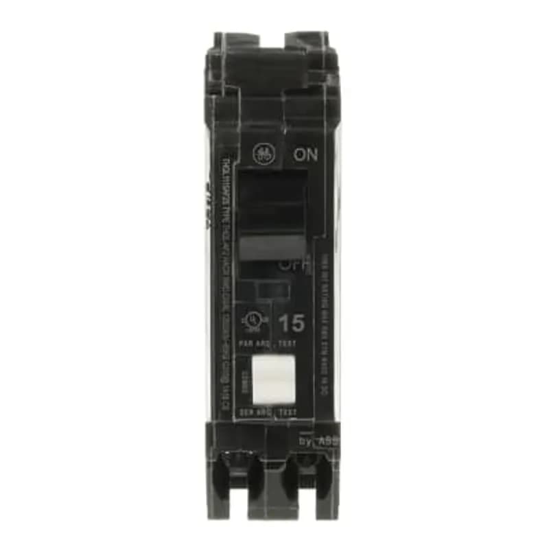 Arc fault breakers are designed to detect and prevent damages from arcing caused by damaged wire insulation or a frayed extension cord. All Q Line circuit breakers are one inch wide per pole, compact devices that feature: Quick-make / Quick-break mechanisms, common trip bars, and easy-to-spot trip indications to ensure safety and reliability. AF2 is a called a Combination breaker as it protects against arcs in both parallel and series and meets current NEC standards. The THQL1120AQF2S breaker features arc-fault interrupting techonology, a short pigtail for easy wiring, 1 pole, an ampere rating of 15 A, an interrupting rating of 10kAIC, and a voltage rating of 120/240V.