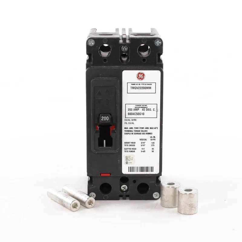 The product is Modular Metering and its description is: TMQV 2 POLE 200 AMPS 100KA 240 VAC W/HAR