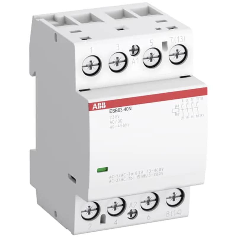 ABB - Electrification ESB63-40N-01 - INST CTR 63A 4NO 24V