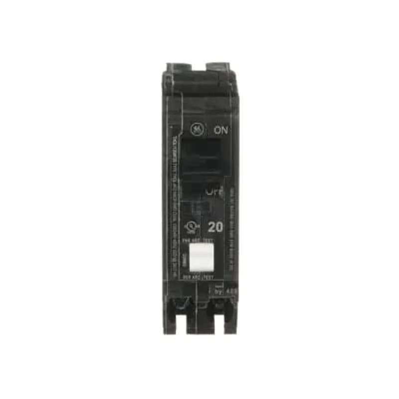 Arc fault breakers are designed to detect and prevent damages from arcing caused by damaged wire insulation or a frayed extension cord. All Q Line circuit breakers are one inch wide per pole, compact devices that feature: Quick-make / Quick-break mechanisms, common trip bars, and easy-to-spot trip indications to ensure safety and reliability. AF2 is a called a Combination breaker as it protects against arcs in both parallel and series and meets current NEC standards. The THQL1120AF2S breaker features arc-fault interrupting techonology, a short pigtail for easy wiring, 1 pole, an ampere rating of 20 A, an interrupting rating of 10kAIC, and a voltage rating of 120/240V.