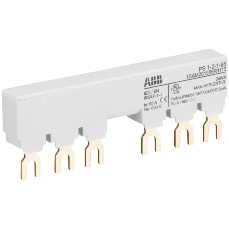 ABB - Electrification PS1-2-1-65 - MS116/132 BUSBAR 65A 2-MMP 1-AUX