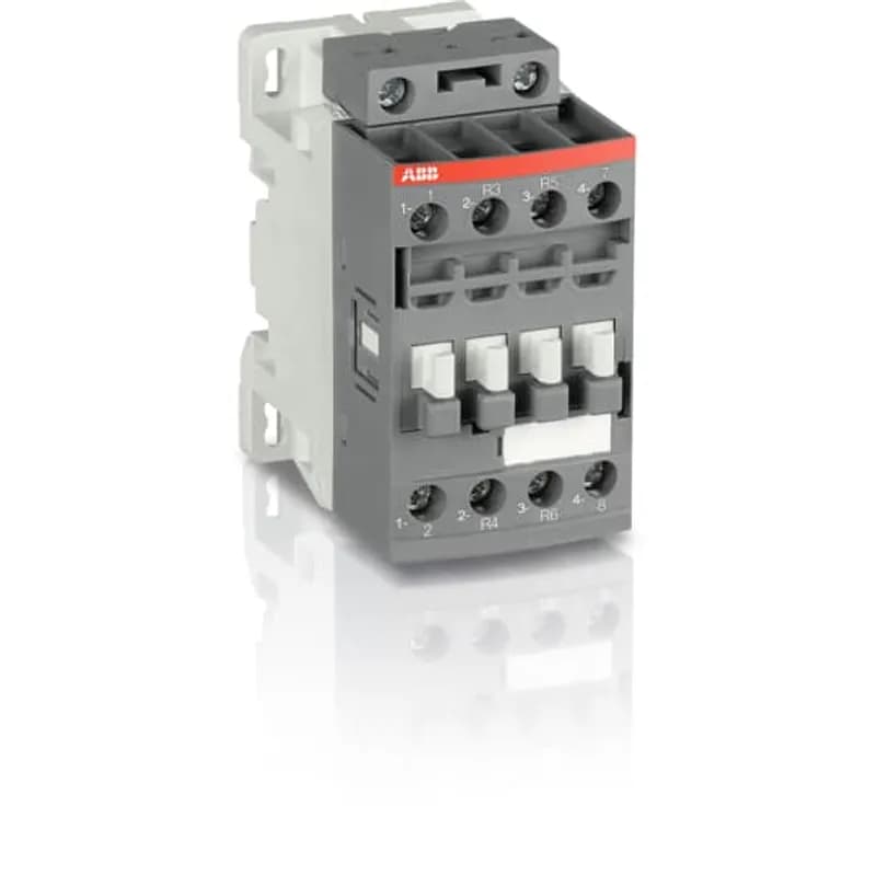 AF16ZB 4-pole contactors comply with the latest railway rolling stock standards and allow installation in passengers or driver cabins for trains frequently operating tunnels or undergrounds. They are mainly used for controlling non-inductive or slightly inductive loads and generally for controlling power circuits up to 690 V AC and 440 V DC. Improve the compactness of the installations thanks to reduced dimension and side-by-side mounting requiring less 15% width (without spacing) from -40 °C up to +70 °C. Meet all main rollling stocks standards: IEC 60947-4-1, IEC 60947-5-1, IEC 60077-1/-2 and applicable parts of EN 50155 standards, shocks and vibration withstand conforming to IEC 61373 cat. 1, class B. Reach the highest levels in fire and smoke behaviour with compliance to European standard EN 45545-2 (HL2, HL3 hazard levels) in group mounting. Reduce train energy with lighter devices and requiring 68% less coil energy consumption in operation. Electronic coil interface handling large DC voltage fluctuation voltage, including several Uc DC control voltages used for battery supply and accepting sinusoïdal AC 50/60 Hz control supplies included inside Ucmin.... Ucmax voltage range. Max permitted AC 50/60 Hz control voltage must not be exceeded (see technical data). Wide range of auxiliary contact blocks for front and side mounting.