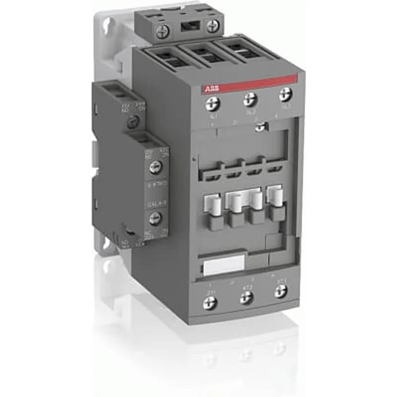 AF52 contactors are used for controlling power circuits up to 690 V AC and 220 V DC. They are mainly used for controlling 3-phase motors, non-inductive or slightly inductive loads. AF... contactors include an electronic coil interface accepting a wide control voltage Uc min. ... Uc max. Only four coils cover control voltages between 24...500 V 50/60 Hz or 20...500 V DC. AF contactors can manage large control voltage variations. One coil can be used for different control voltages used worldwide without any coil change. AF contactors have built-in surge protection and do not require additional surge suppressors. The AF... series 2-stack 3-pole contactors are of the block type design. - Main poles and auxiliary contact blocks: 3 main poles with side-mounted 1 N.O. + 1 N.C. auxiliary contact block, front-mounted add-on auxiliary contact blocks (mechanically-linked auxiliary contacts compliant with Annex L of IEC 60947-5-1 including the "Mechanically Linked" symbol on the contactor side. N.C. mirror contacts compliant with Annex F of IEC 60947-4-1) - Control circuit: AC or DC operated - Accessories: a wide range of accessories is available. Note: 2-stack contactors available in some countries: please consult your ABB representative. AF..-30-..-11 not suitable for a direct control by PLC-output.
