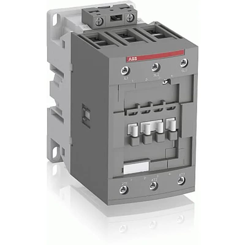 ABB - Electrification AF96-30-00-11 - AF96 contactors are used for controlling power circuits up to 690 V AC and 220 V DC. They are mainly used for controlling 3-phase motors, non-inductive or slightly inductive loads. AF... contactors include an electronic coil interface accepting a wide control voltage Uc min. ... Uc max. Only four coils cover control voltages between 24...500 V 50/60 Hz or 20...500 V DC. AF contactors can manage large control voltage variations. One coil can be used for different control voltages used worldwide without any coil change. AF contactors have built-in surge protection and do not require additional surge suppressors. The AF... series 1-stack 3-pole contactors are of the block type design. - Main poles and auxiliary contact blocks: 3 main poles, front and side-mounted add-on auxiliary contact blocks (mechanically-linked auxiliary contacts compliant with Annex L of IEC 60947-5-1. N.C. mirror contacts compliant with Annex F of IEC 60947-4-1) - Control circuit: AC or DC operated - Accessories: a wide range of accessories is available.