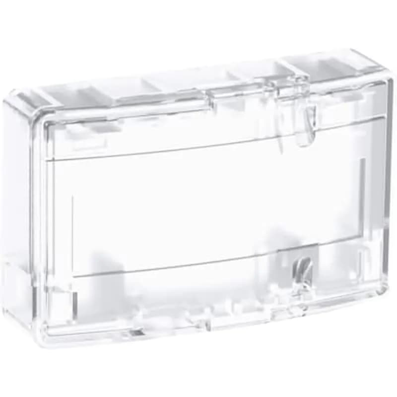 Sealable and transparent protective covers BX4 and non-removable BX4-CA to protect the devices against accidental contact.
