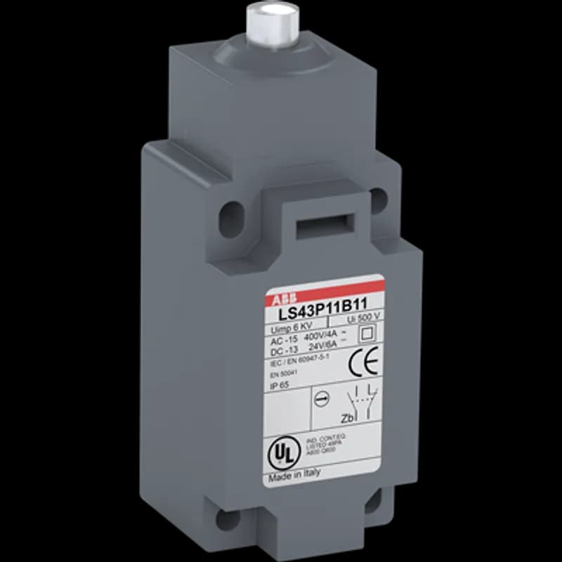 ABB - Electrification LS45P11B11 - LMT SW 40MM SS PLUNGR SNAP