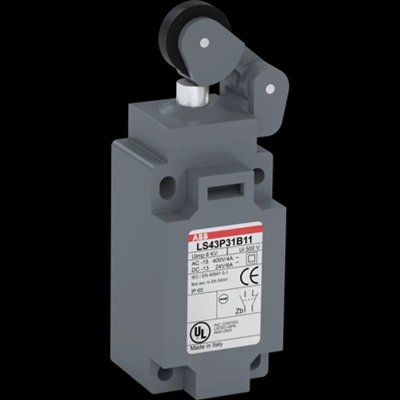 ABB - Electrification LS45P31L20 - PL LIM.SW 40MM PLY.RLER PLUNGER