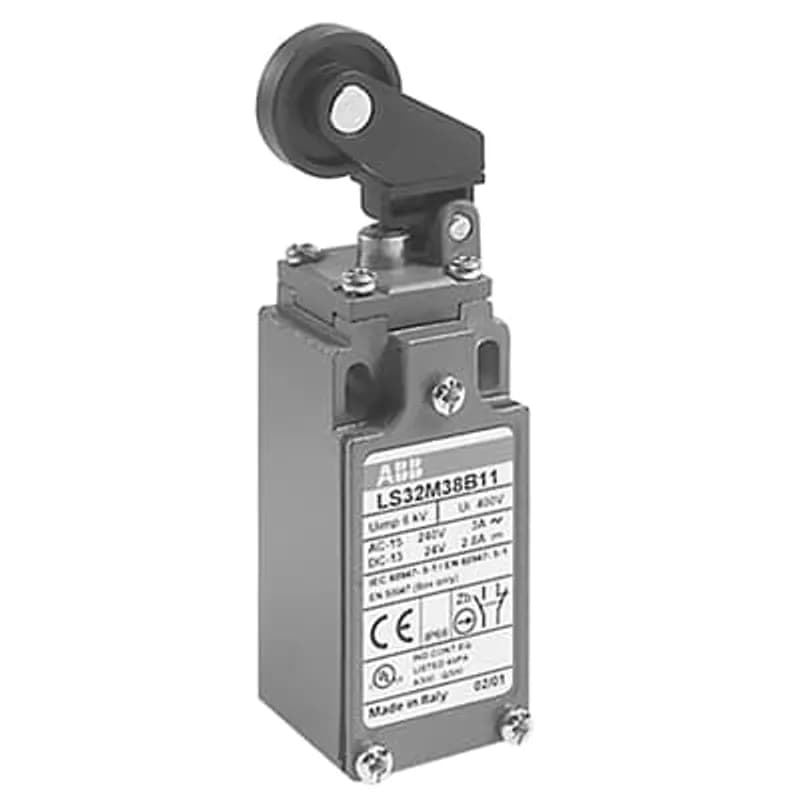 ABB - Electrification LS35M38B11 - LMT SW 30MM PLSTC RLR LVR PLNG