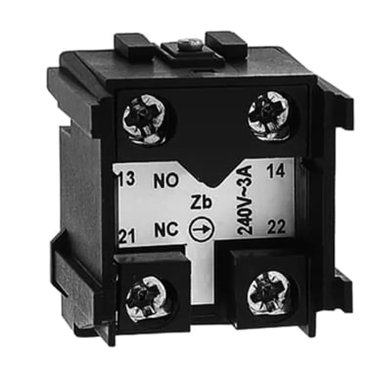 2NO 2POLE SLOW CONTACT BLOCK
