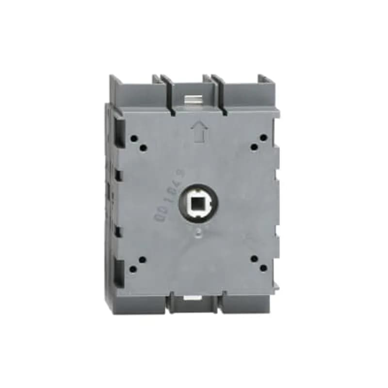 3-pole, front operated, base mounted, DIN-rail mountable switch-diconnector / non-fusible diconnect switch with front protected clamp terminals, handle and shaft are not included