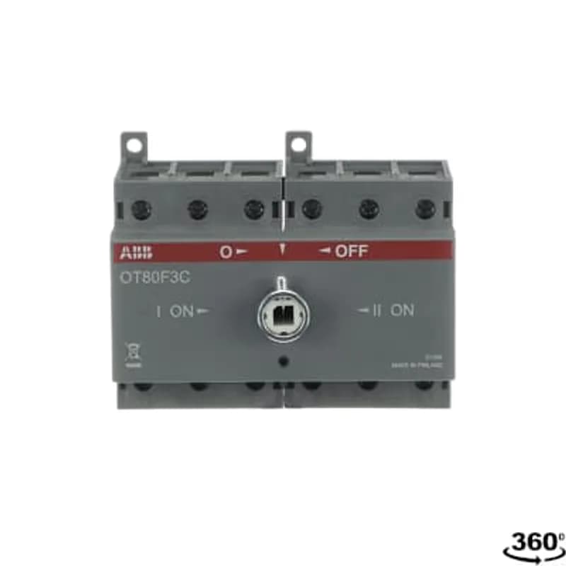 ABB - Electrification OT80F3C - Handle and shaft has to be ordered separately