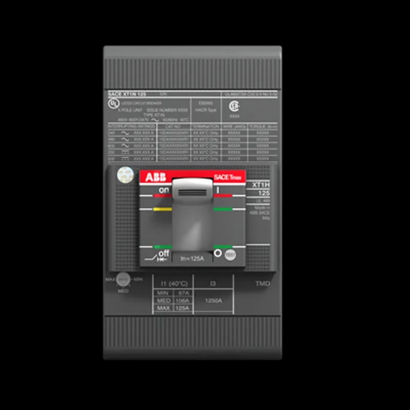 XT1N 125 TMF 70-700 3p F F UL/CSA