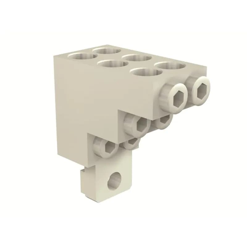 FRONT TERMINALS MULTICABLE FOR CABLES IN COPPER 6x14-2 AWG 3pcs XT2 UL/CSA