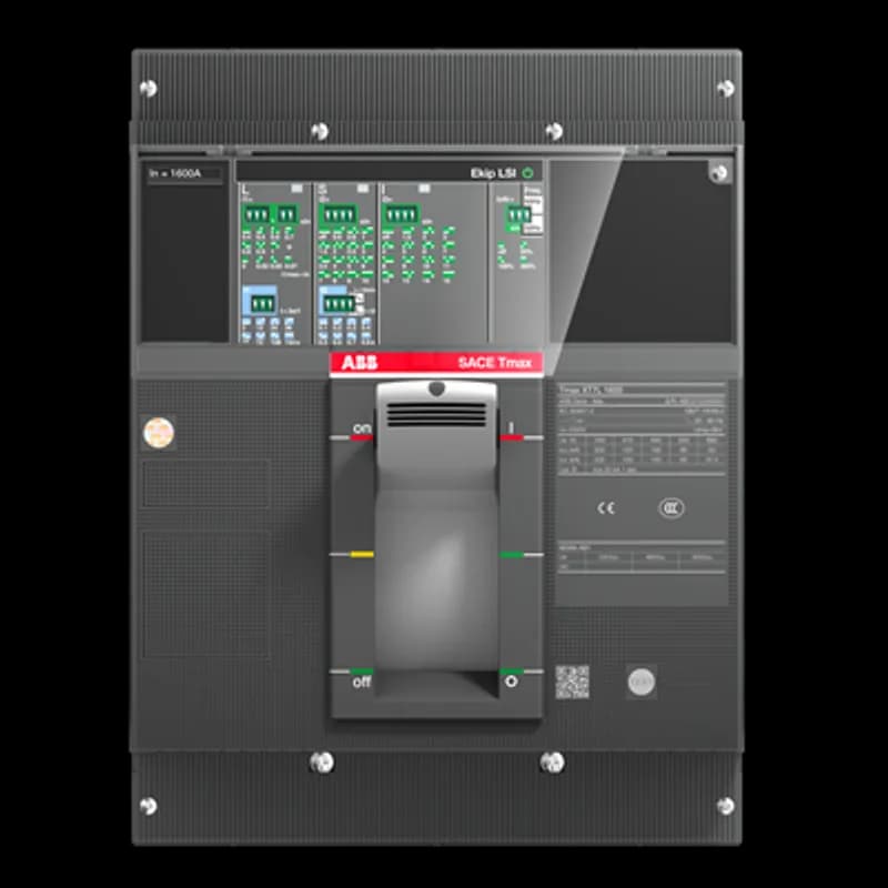 C.BREAKER TMAX T7S 1000 UL/CSA FIXED THREE-POLE WITH FRONT TERMINALS AND LEVER OPERATING MECHANISM AND SOLID-STATE RELEASE IN AC EKIP DIP LSIG